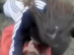 Naked girl loves showing off tattoos