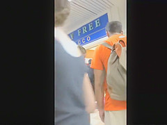 Sexy scuba diver caught by the beach