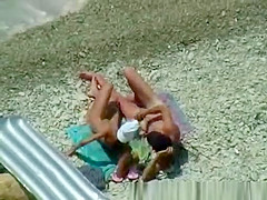 Caught on the beach.