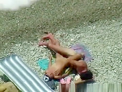 Caught on the beach.