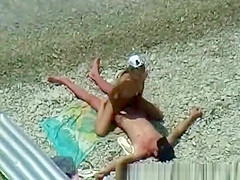 Caught on the beach.