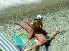 Caught on the beach.