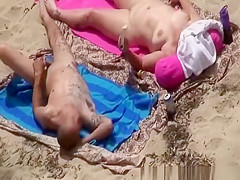 Tattooed fucks chubby wife in beach