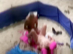 Tattooed fucks chubby wife in beach