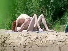 River shore beach sex