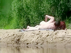 River shore beach sex