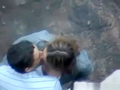 Lovers on Rocky Beach