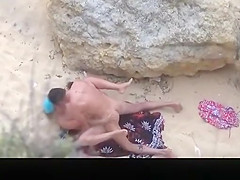 Big tits woman fucked in the beach