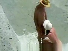 Teens Having a Fun Day out on Beach