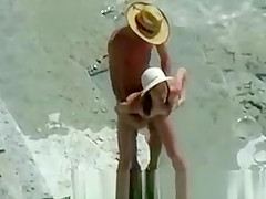 Teens Having a Fun Day out on Beach