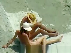 Teens Having a Fun Day out on Beach