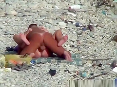 Nudist mature couple spied fucking