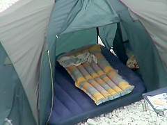 Peeping on naked people in their camp
