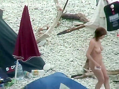 Peeping on naked people in their camp