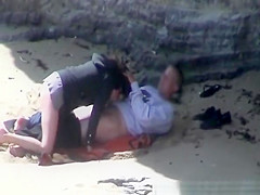 Caught on the beach