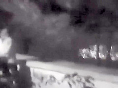 Teen couple having sex on the beach