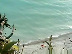 Nude couple beach fuck