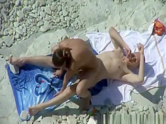 Nudist beach sex and cum in mouth