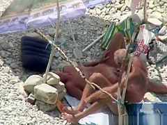 Old man fingers and fucks his mature wife