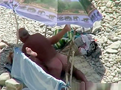 Old man fingers and fucks his mature wife