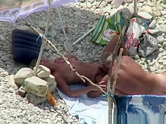 Old man fingers and fucks his mature wife