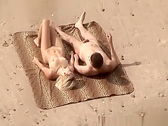 Horny nudists beach fuck