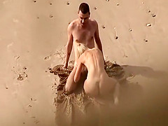 Horny nudists beach fuck