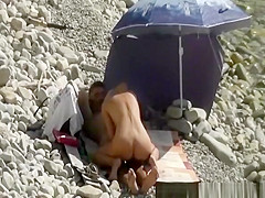 Nudist mature blowjob and fuck