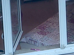 Cute girl pisses in the forest