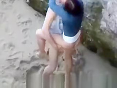 Hard fuck on beach