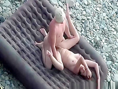 Oral sex anf fuck at beach