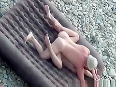 Oral sex anf fuck at beach