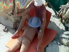 Nudist blowjob and pussy eating