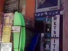 Nice round ass at the beach part 2