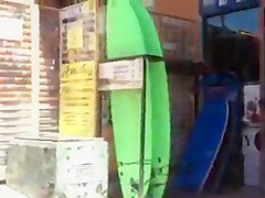 Nice round ass at the beach part 2