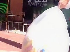 Nice round ass at the beach part 2