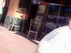 Nice round ass at the beach part 2