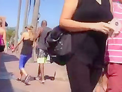 Voyeur ass at the beach  part 2