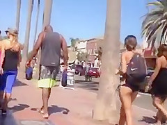 Voyeur ass at the beach  part 2