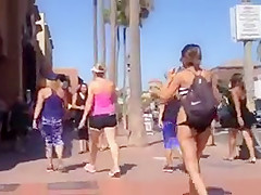 Voyeur ass at the beach  part 2