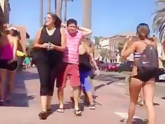 Voyeur ass at the beach  part 2