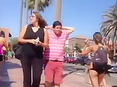 Voyeur ass at the beach  part 2