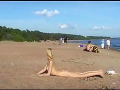 Young nudist beach teen