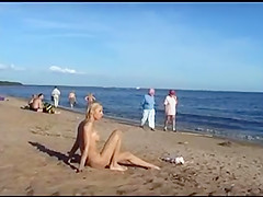 Young nudist beach teen
