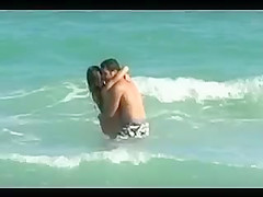 Jessica Alba - Purple Bikini Beach Voyeur