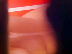 Mature taking a compsite shower part 1