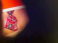 Mature taking a compsite shower part 1