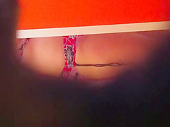 Mature taking a compsite shower part 1