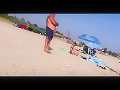 Blond Greek Ass at the beach