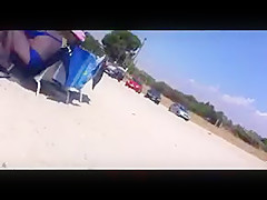 Blond Greek Ass at the beach